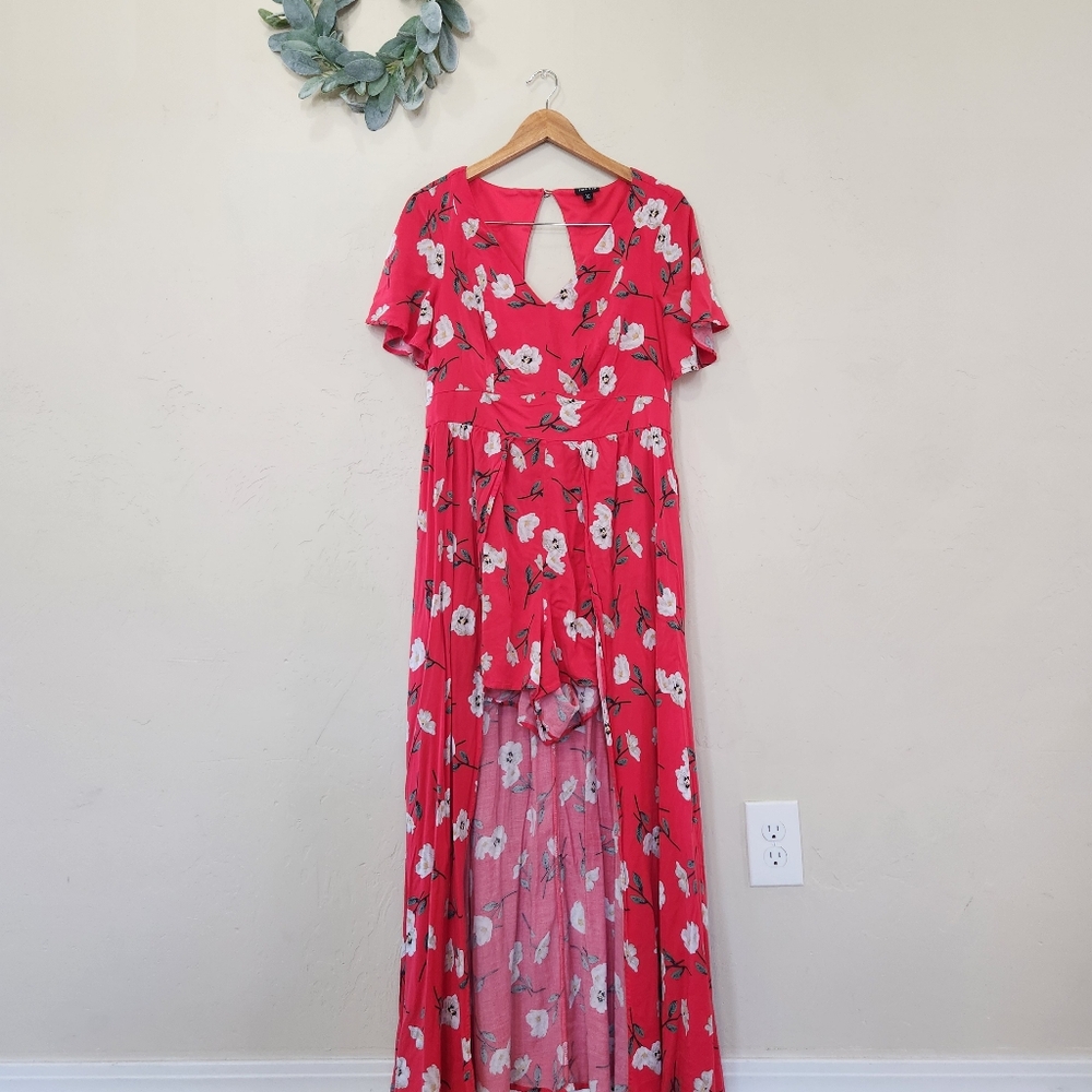 Torrid Challis Walkthrough Red Floral Romper